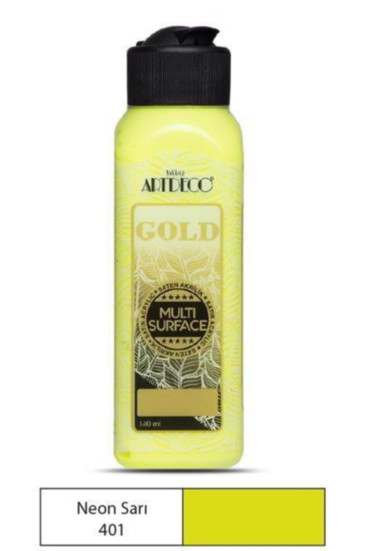 Artdeco Gold Multi-Surface Neon Akrilik Boya 140ml Neon Sarı 401Artdeco Gold Multi-Surface Neon Akrilik Boya 140ml Neon Sarı 401 - Kırtasiyem.netAkrilik Boyalar	
