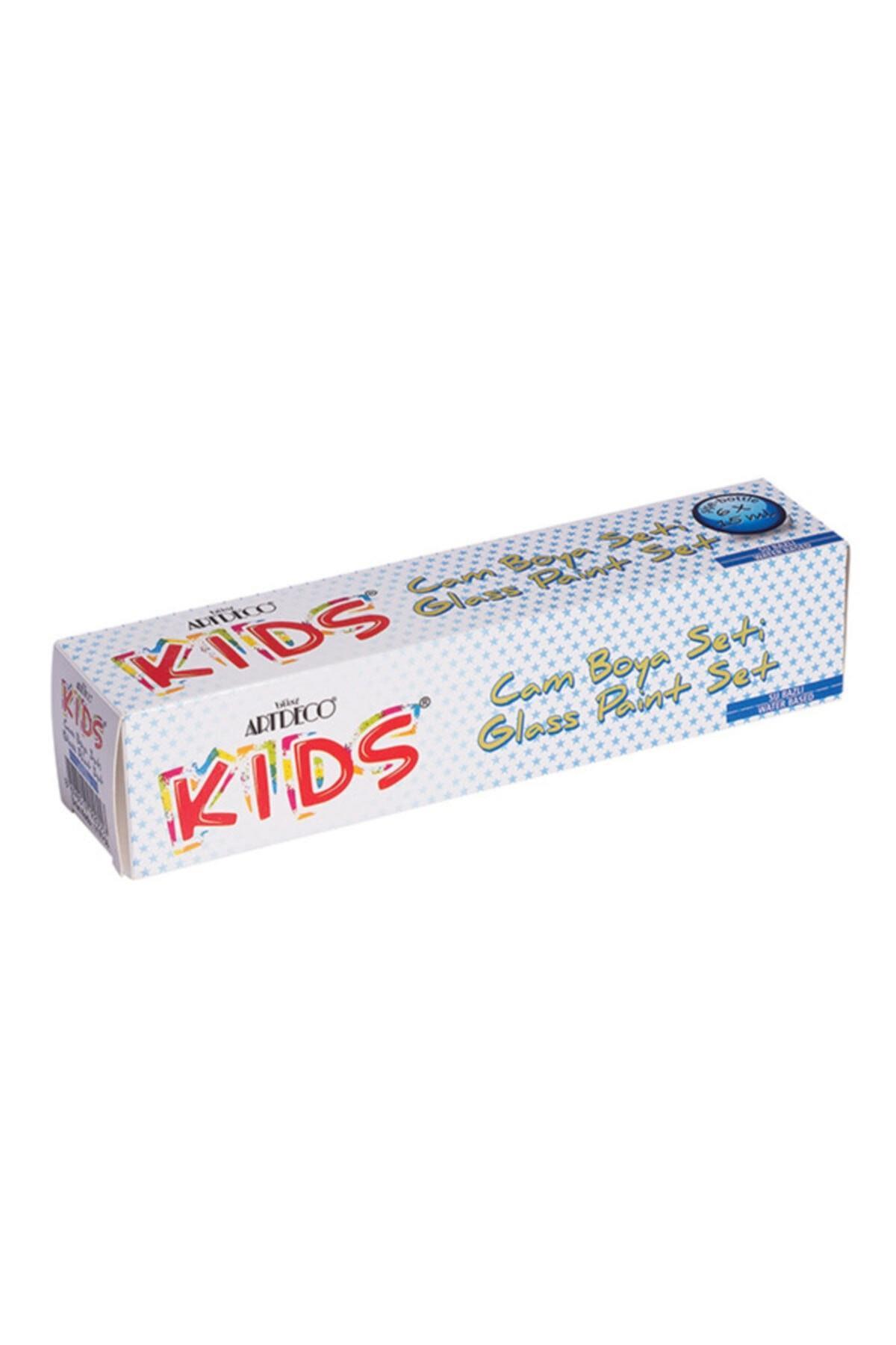 Artdeco Kids Su Bazlı Cam Boyası Seti 6X15 MlArtdeco Kids Su Bazlı Cam Boyası Seti 6X15 Ml - Kırtasiyem.netCam Boyaları