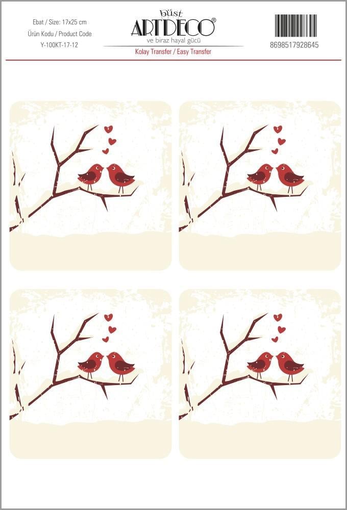 Artdeco Kolay Transfer 17X25Cm Desen No:12Artdeco Kolay Transfer 17X25Cm Desen No:12 - Kırtasiyem.netTransfer Kağıtları