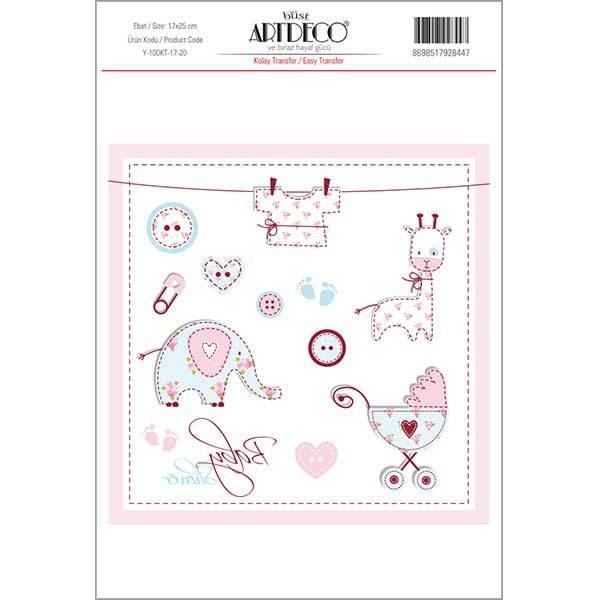 Artdeco Kolay Transfer 17X25Cm Desen No:20Artdeco Kolay Transfer 17X25Cm Desen No:20 - Kırtasiyem.netTransfer Kağıtları