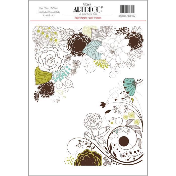 Artdeco Kolay Transfer 17X25Cm Desen No:3Artdeco Kolay Transfer 17X25Cm Desen No:3 - Kırtasiyem.netTransfer Kağıtları
