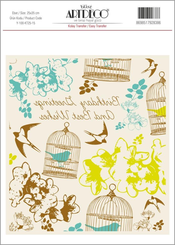 Artdeco Kolay Transfer 25X35Cm Desen No:15Artdeco Kolay Transfer 25X35Cm Desen No:15 - Kırtasiyem.netTransfer Kağıtları