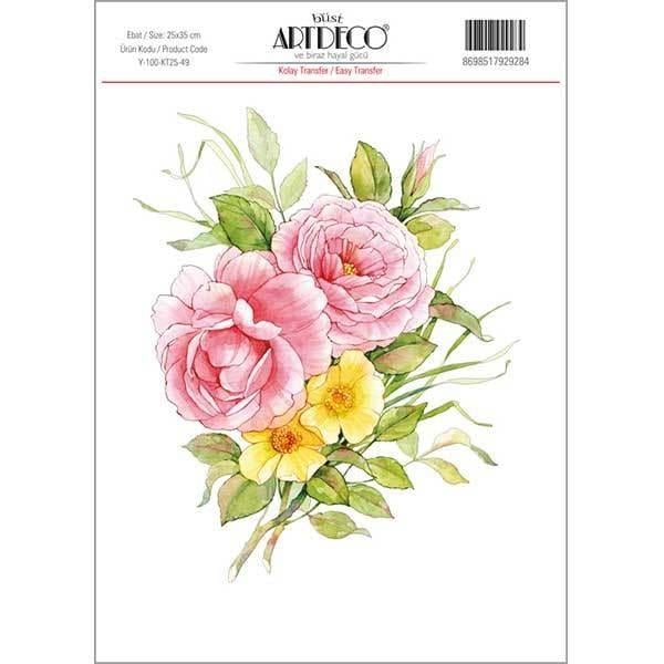 Artdeco Kolay Transfer 25X35Cm Desen No:49Artdeco Kolay Transfer 25X35Cm Desen No:49 - Kırtasiyem.netTransfer Kağıtları