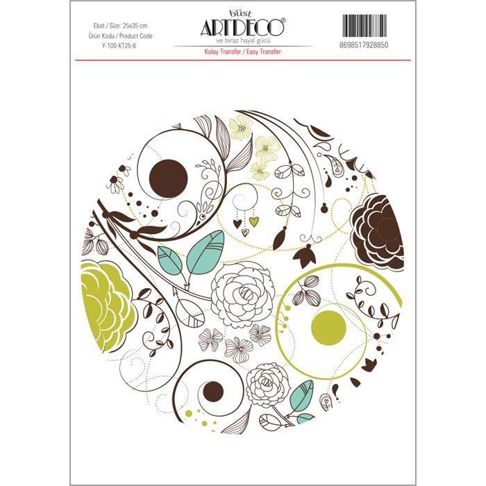 Artdeco Kolay Transfer 25x35cm Desen No:6Artdeco Kolay Transfer 25x35cm Desen No:6 - Kırtasiyem.netTransfer Kağıtları