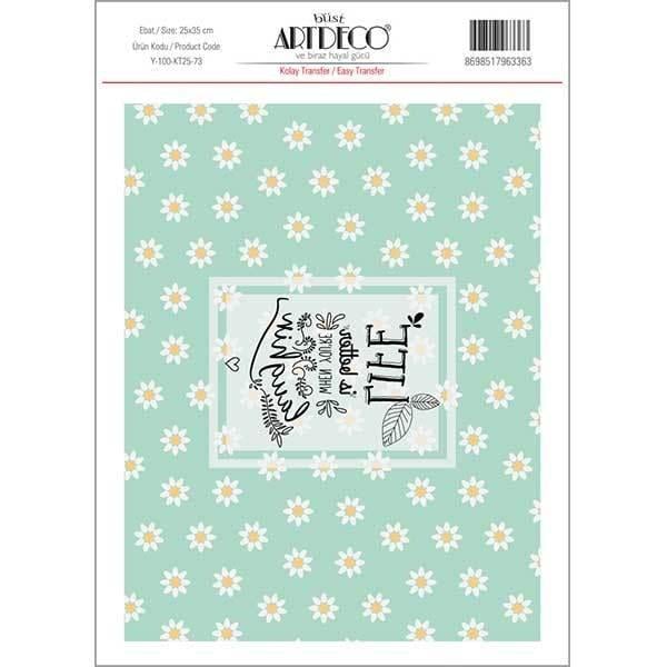 Artdeco Kolay Transfer 25X35Cm Desen No:16Artdeco Kolay Transfer 25X35Cm Desen No:16 - Kırtasiyem.netTransfer Kağıtları