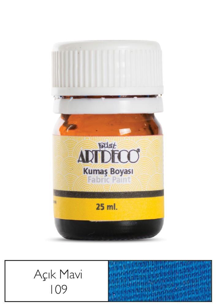 Artdeco Kumaş Boyası 25 Ml Açık Mavi 109Artdeco Kumaş Boyası 25 Ml Açık Mavi 109 - Kırtasiyem.netKumaş Boyaları