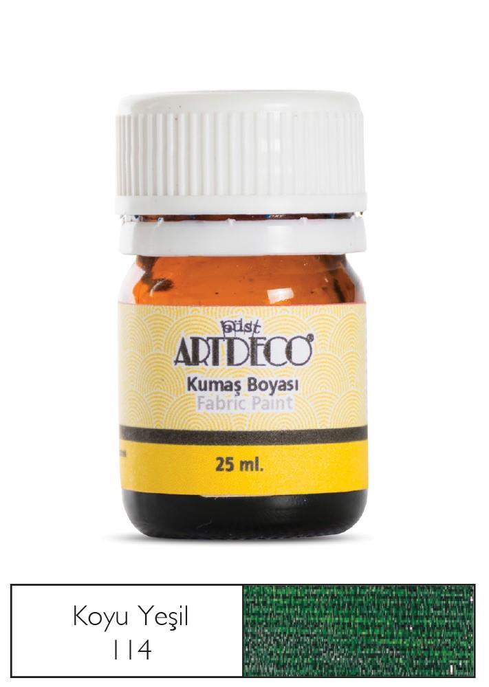 Artdeco Kumaş Boyası 25 Ml Koyu Yeşil 114Artdeco Kumaş Boyası 25 Ml Koyu Yeşil 114 - Kırtasiyem.netKumaş Boyaları