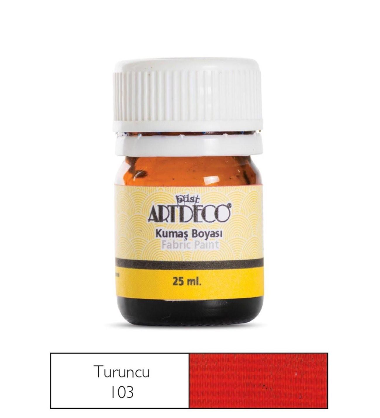 Artdeco Kumaş Boyası 25 Ml Turuncu 103Artdeco Kumaş Boyası 25 Ml Turuncu 103 - Kırtasiyem.netKumaş Boyaları