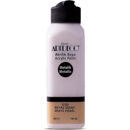 Artdeco Metalik Akrilik Boya 140ml Beyaz Sedef 3720Artdeco Metalik Akrilik Boya 140 Ml B.Sedef 3720 - Kırtasiyem.netAkrilik Boyalar	