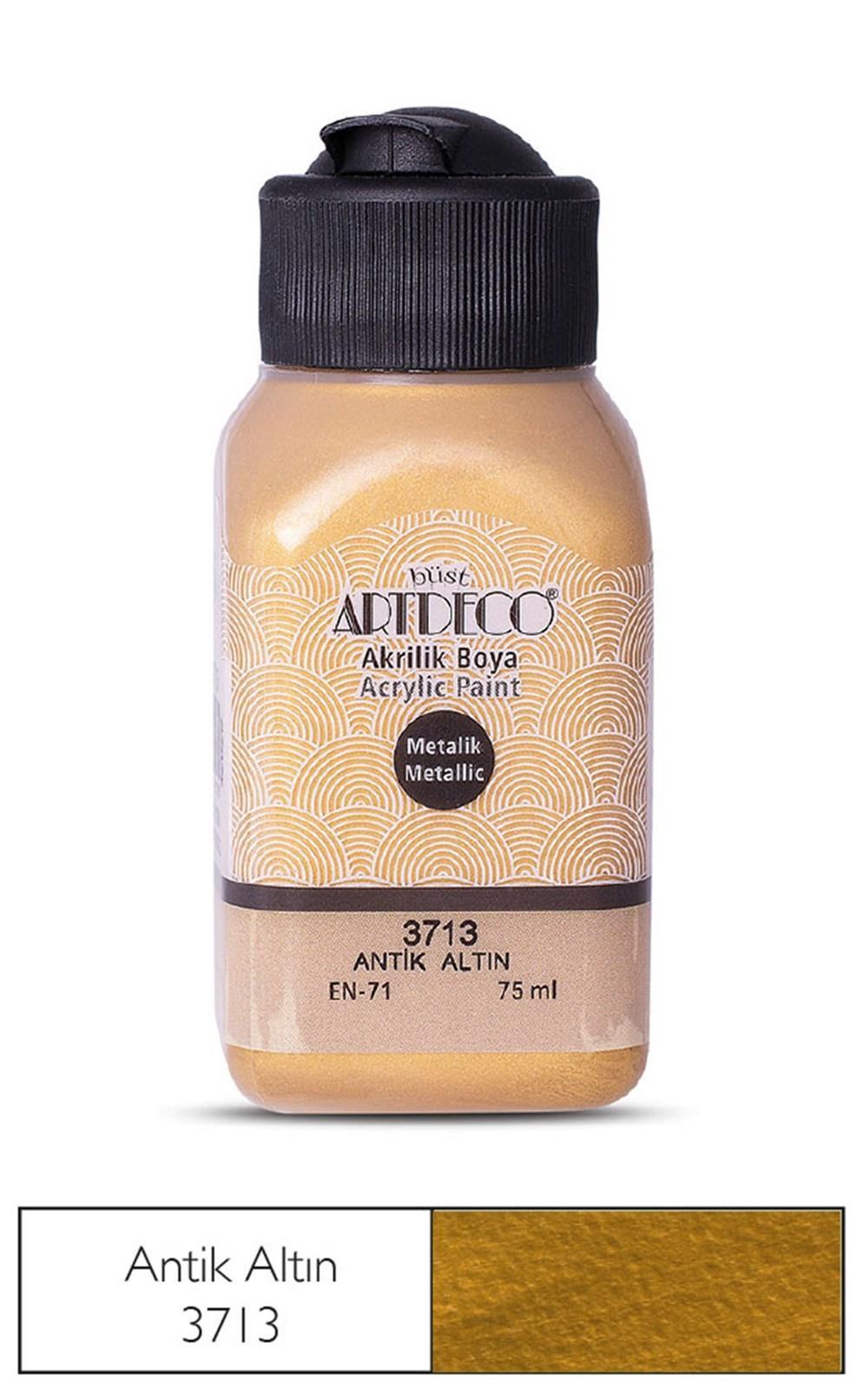 Artdeco Metalik Akrilik Boya 75Ml Antik Altın 3713Artdeco Metalik Akrilik Boya 75Ml Antik Altın 3713 - Kırtasiyem.netAkrilik Boyalar	