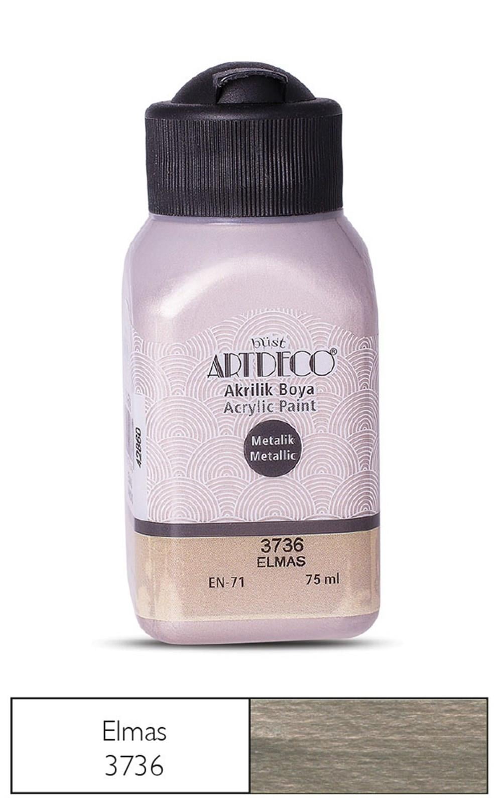 Artdeco Metalik Akrilik Boya 75Ml Elmas 3736Artdeco Metalik Akrilik Boya 75Ml Elmas 3736 - Kırtasiyem.netAkrilik Boyalar	