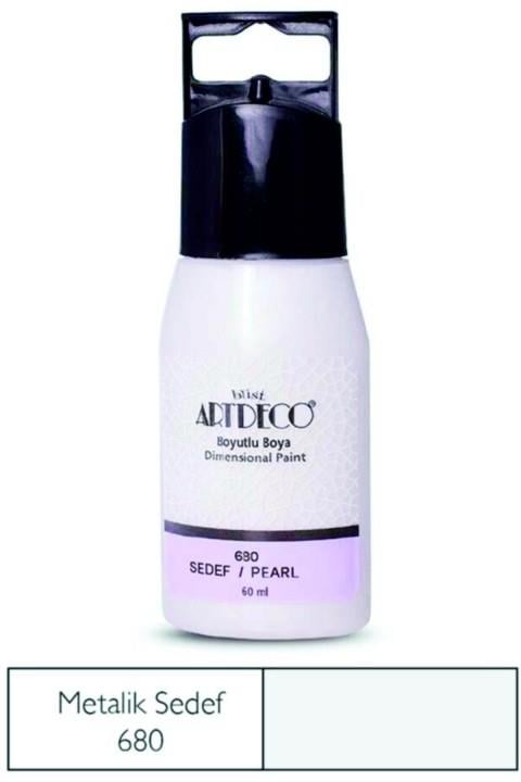 Artdeco Metalik Boyutlu Boya 30 Ml Sedef 680Artdeco Metalik Boyutlu Boya 30 Ml Sedef 680 - Kırtasiyem.netBoyutlu Boyalar