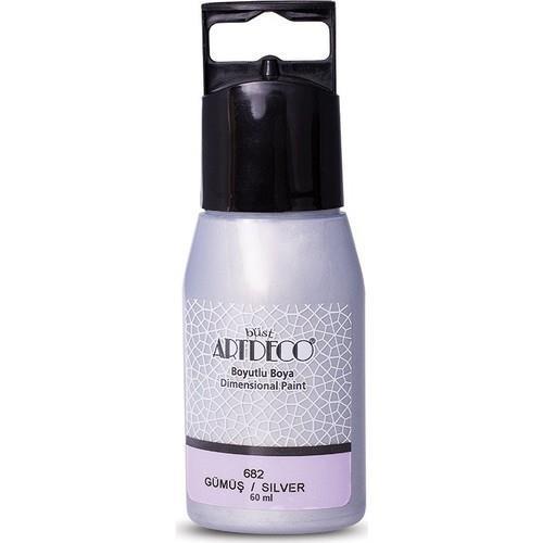 Artdeco Metalik Boyutlu Boya 60ml Gümüş 682Artdeco Metalik Boyutlu Boya 60ml Gümüş 682 - Kirtasiyem.netBoyutlu Boyalar