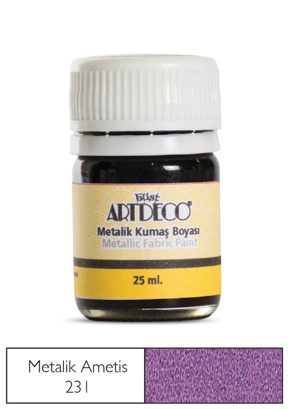 Artdeco Metalik Kumaş Boyası 25 Ml Ametist 231Artdeco Metalik Kumaş Boyası 25 Ml Ametist 231 - Kırtasiyem.netKumaş Boyaları