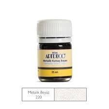 Artdeco Metalik Kumaş Boyası 25 Ml Beyaz 220Artdeco Metalik Kumaş Boyası 25 Ml Beyaz 220 - Kırtasiyem.netKumaş Boyaları