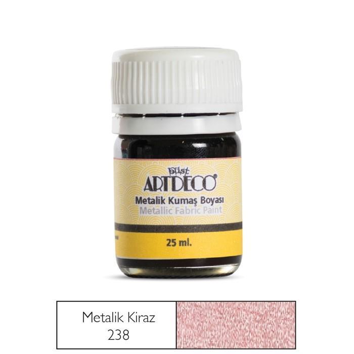 Artdeco Metalik Kumaş Boyası 25 Ml Kiraz 238Artdeco Metalik Kumaş Boyası 25 Ml Kiraz 238 - Kırtasiyem.netKumaş Boyaları