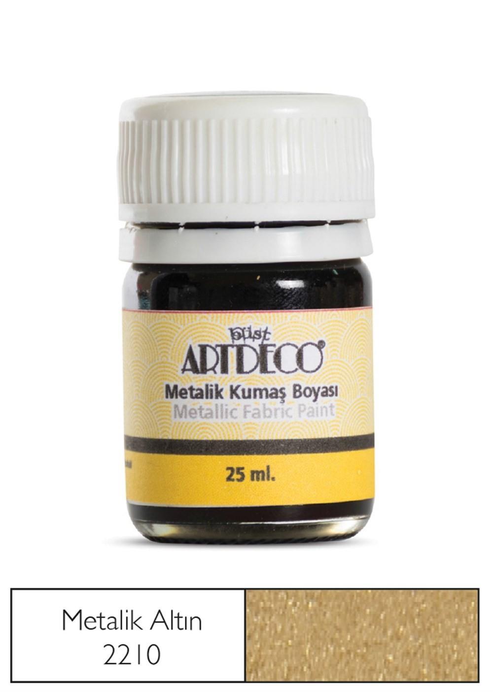 Artdeco Metalik Kumaş Boyası 25 Ml M.Altın 221Artdeco Metalik Kumaş Boyası 25 Ml M.Altın 221 - Kırtasiyem.netKumaş Boyaları