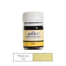 Artdeco Metalik Kumaş Boyası 25 Ml Sarı 223Artdeco Metalik Kumaş Boyası 25 Ml Sarı 223 - Kırtasiyem.netKumaş Boyaları