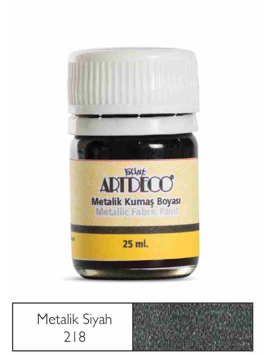Artdeco Metalik Kumaş Boyası 25 Ml Siyah 218Artdeco Metalik Kumaş Boyası 25 Ml Siyah 218 - Kırtasiyem.netKumaş Boyaları