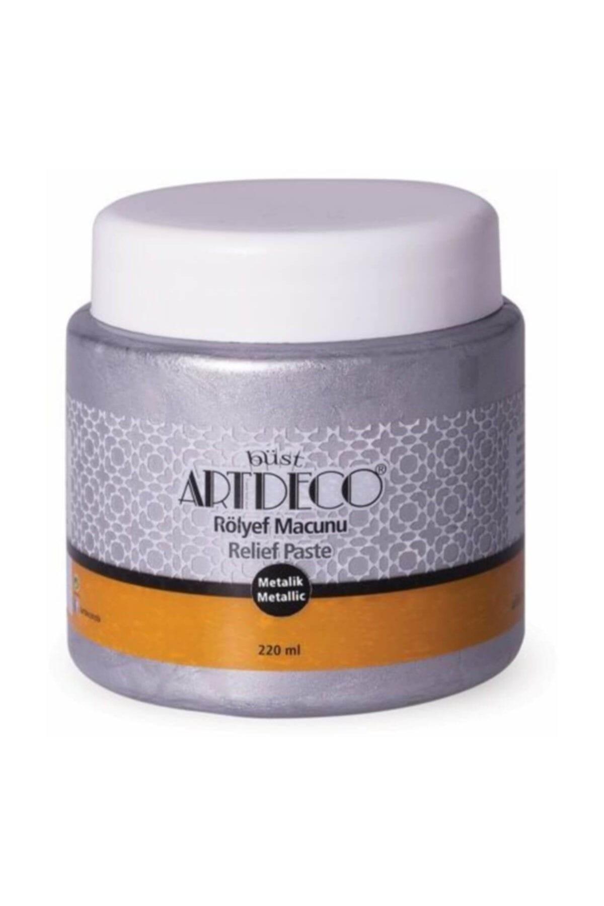Artdeco Metalik Rölyef Macunu 220 Ml Gümüş 2222Artdeco Metalik Rölyef Macunu 220 Ml Gümüş 2222 - Kırtasiyem.netRölyef Macunu