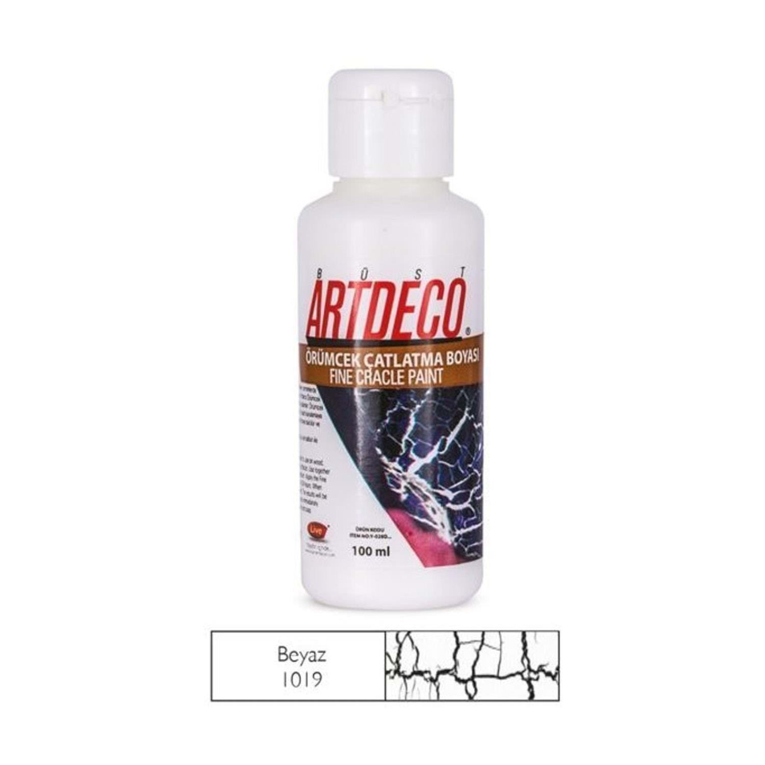 Artdeco Örümcek Çatlatma Boyası 100 ML Beyaz 1019Artdeco Örümcek Çatlatma Boyası 100 ML Beyaz 1019 - Kırtasiyem.netÇatlatma Verniği