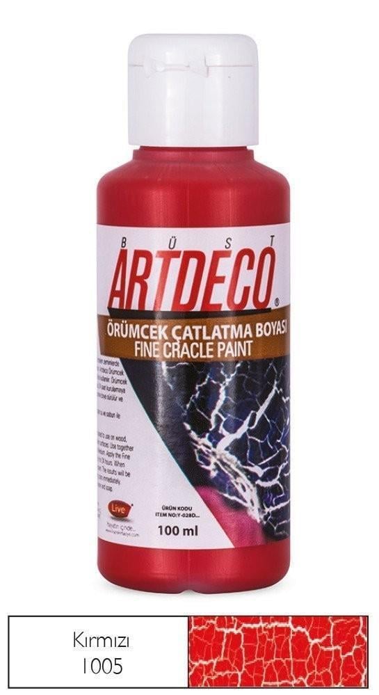 Artdeco Örümcek Çatlatma Boyası 100 Ml Kırmızı 1005Artdeco Örümcek Çatlatma Boyası 100 Ml Kırmızı 1005 - Kırtasiyem.netBoyalar ve Yardımcı Malzemeler