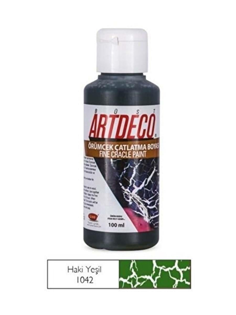 Artdeco Örümcek Çatlatma Boyası 100ml Haki Yeşil 142Artdeco Örümcek Çatlatma Boyası 100ml Haki Yeşil 142 - Kirtasiyem.netÇatlatma Verniği