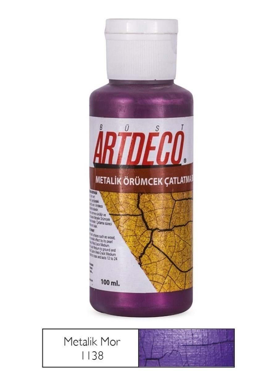 Artdeco Örümcek Çatlatma Boyası 100ml Metalik Mor 1138Artdeco Örümcek Çatlatma Boyası 100ml Metalik Mor 1138 - Kirtasiyem.netÇatlatma Verniği