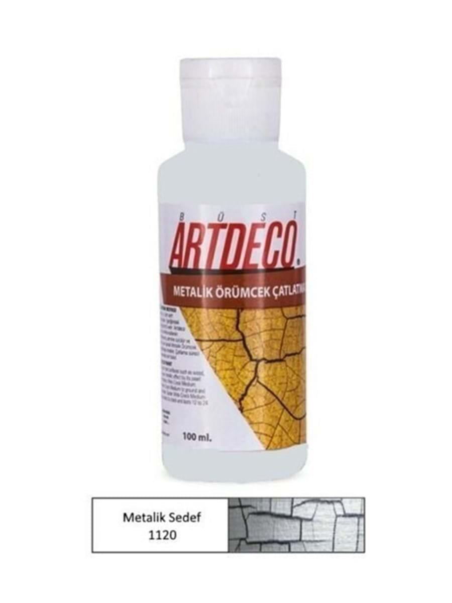 Artdeco Örümcek Çatlatma Boyası 100ml Metalik Sedef 1120Artdeco Örümcek Çatlatma Boyası 100ml Metalik Sedef 1120 - Kirtasiyem.netDiğer Fırçalar