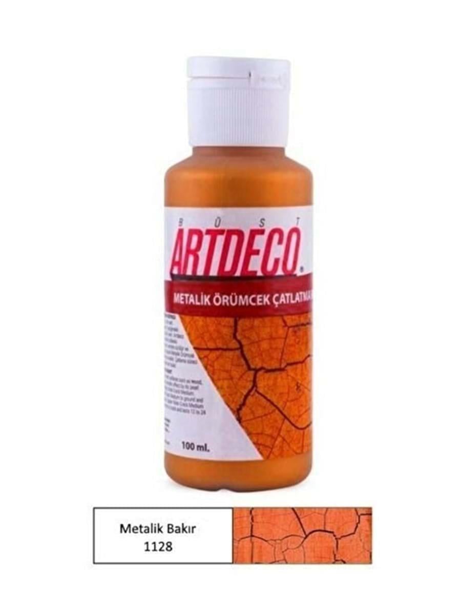 Artdeco Örümcek Çatlatma Boyası 100ml Metalik Bakır 1128Artdeco Örümcek Çatlatma Boyası 100ml Metalik Bakır 1128 - Kirtasiyem.netÇatlatma Verniği