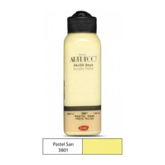 Artdeco Pastel Akrilik Boya 140ml Pastel Sarı 3801Artdeco Pastel Akrilik Boya 140ml Pastel Sarı 3801 - Kırtasiyem.netAkrilik Boyalar	