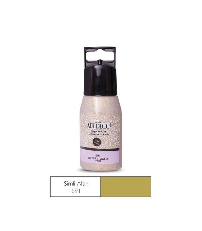 Artdeco Simli Boyutlu Boya 30Ml Altın 691Artdeco Simli Boyutlu Boya 30Ml Altın 691 - Kırtasiyem.netBoyutlu Boyalar