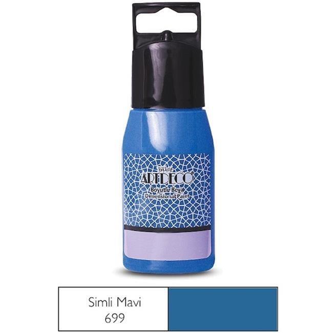 Artdeco Simli Boyutlu Boya 60ml Mavi 699Artdeco Simli Boyutlu Boya 60ml Mavi 699 - Kirtasiyem.netBoyutlu Boyalar