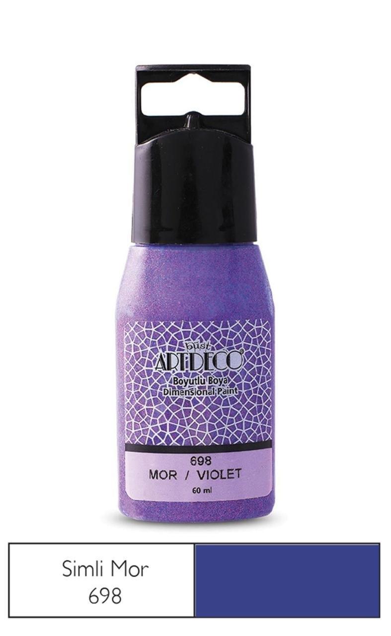 Artdeco Simli Boyutlu Boya 60ml Mor 698Artdeco Simli Boyutlu Boya 60ml Mor 698 - Kirtasiyem.netBoyutlu Boyalar