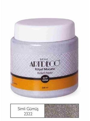 Artdeco Simli Rölyef Macunu 220 Ml Gümüş 2322Artdeco Simli Rölyef Macunu 220 Ml Gümüş 2322 - Kırtasiyem.netRölyef Macunu