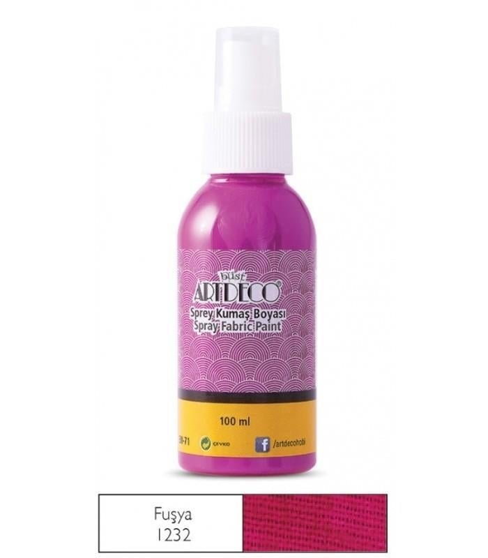 Artdeco Sprey Kumaş Boyası 100 Ml Fuşya 1232Artdeco Sprey Kumaş Boyası 100 Ml Fuşya 1232 - Kırtasiyem.netKumaş Boyaları