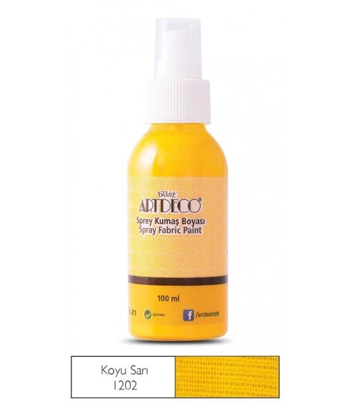 Artdeco Sprey Kumaş Boyası 100 Ml SarıArtdeco Sprey Kumaş Boyası 100 Ml Sarı - Kırtasiyem.netKumaş Boyaları