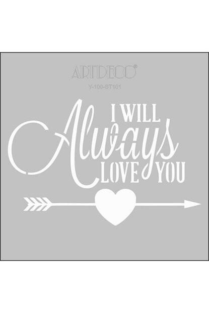Artdeco Stencil 30X30Cm Always 101Artdeco Stencil 30X30Cm Always 101 - Kirtasiyem.netŞablonlar