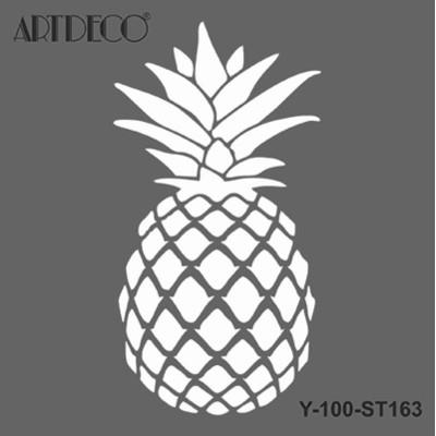 Artdeco Stencil 30x30cm Ananas 163Artdeco Stencil 30x30cm Ananas 163 - Kırtasiyem.netTransfer Kağıtları
