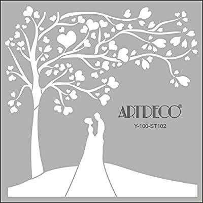 Artdeco Stencil 30X30Cm Aşıklar 102Artdeco Stencil 30X30Cm Aşıklar 102 - Kirtasiyem.netŞablonlar