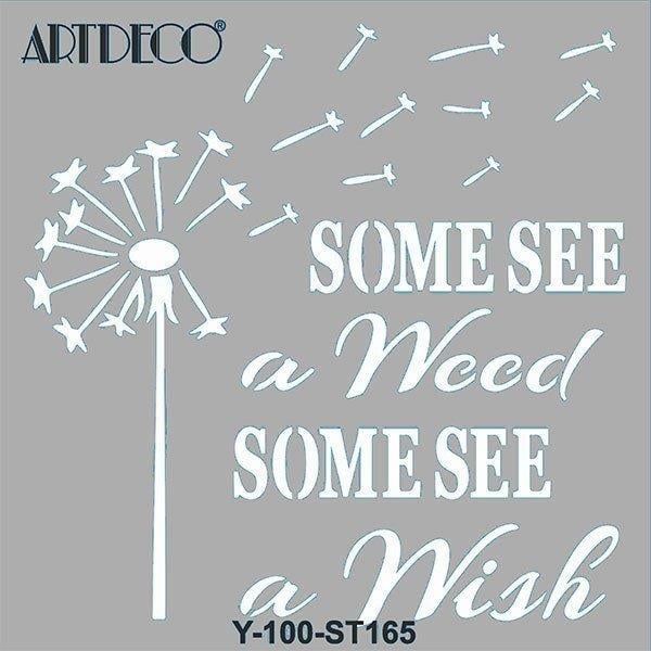 Artdeco Stencil 30x30cm Çiçek Falı 165Artdeco Stencil 30x30cm Çiçek Falı 165 - Kırtasiyem.netTransfer Kağıtları