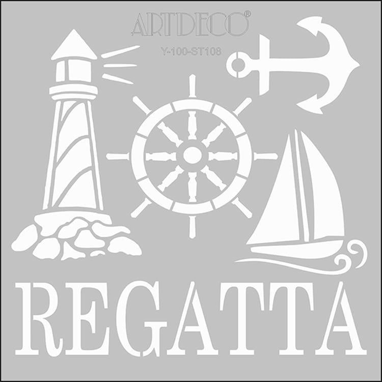 Artdeco Stencil 30X30Cm Denize Dair 108Artdeco Stencil 30X30Cm Denize Dair 108 - Kirtasiyem.netŞablonlar
