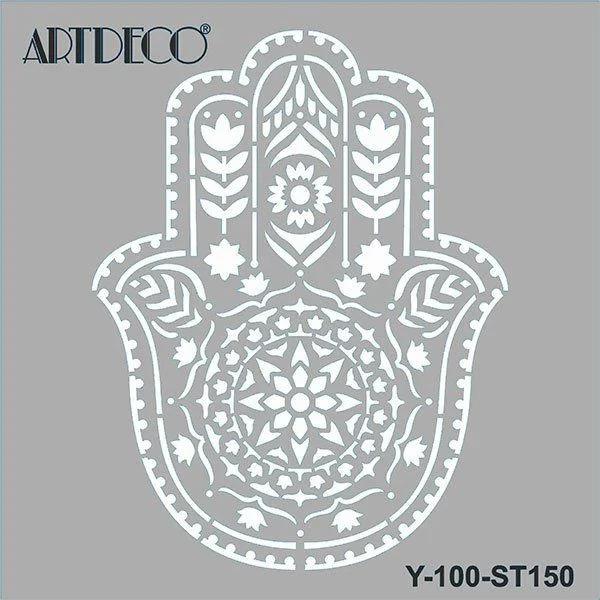 Artdeco Stencil 30x30cm El 150Artdeco Stencil 30x30cm El 150 - Kırtasiyem.netTransfer Kağıtları