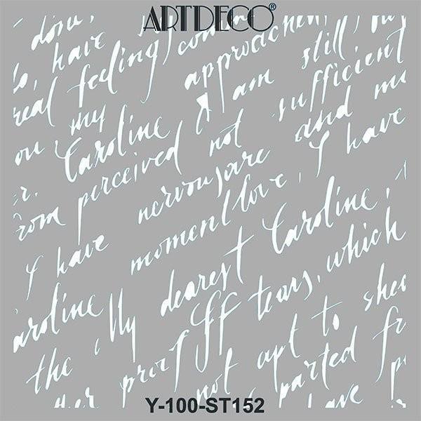 Artdeco Stencil 30X30Cm El Yazısı 152Artdeco Stencil 30X30Cm El Yazısı 152 - Kırtasiyem.netTransfer Kağıtları
