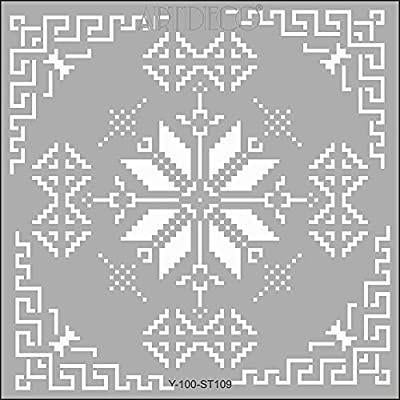 Artdeco Stencil 30X30Cm Etamin-1 109Artdeco Stencil 30X30Cm Etamin-1 109 - Kirtasiyem.netŞablonlar