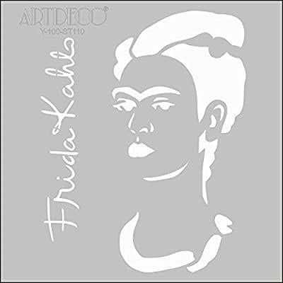 Artdeco Stencil 30X30Cm Frida Kahlo 110Artdeco Stencil 30X30Cm Frida Kahlo 110 - Kirtasiyem.netŞablonlar
