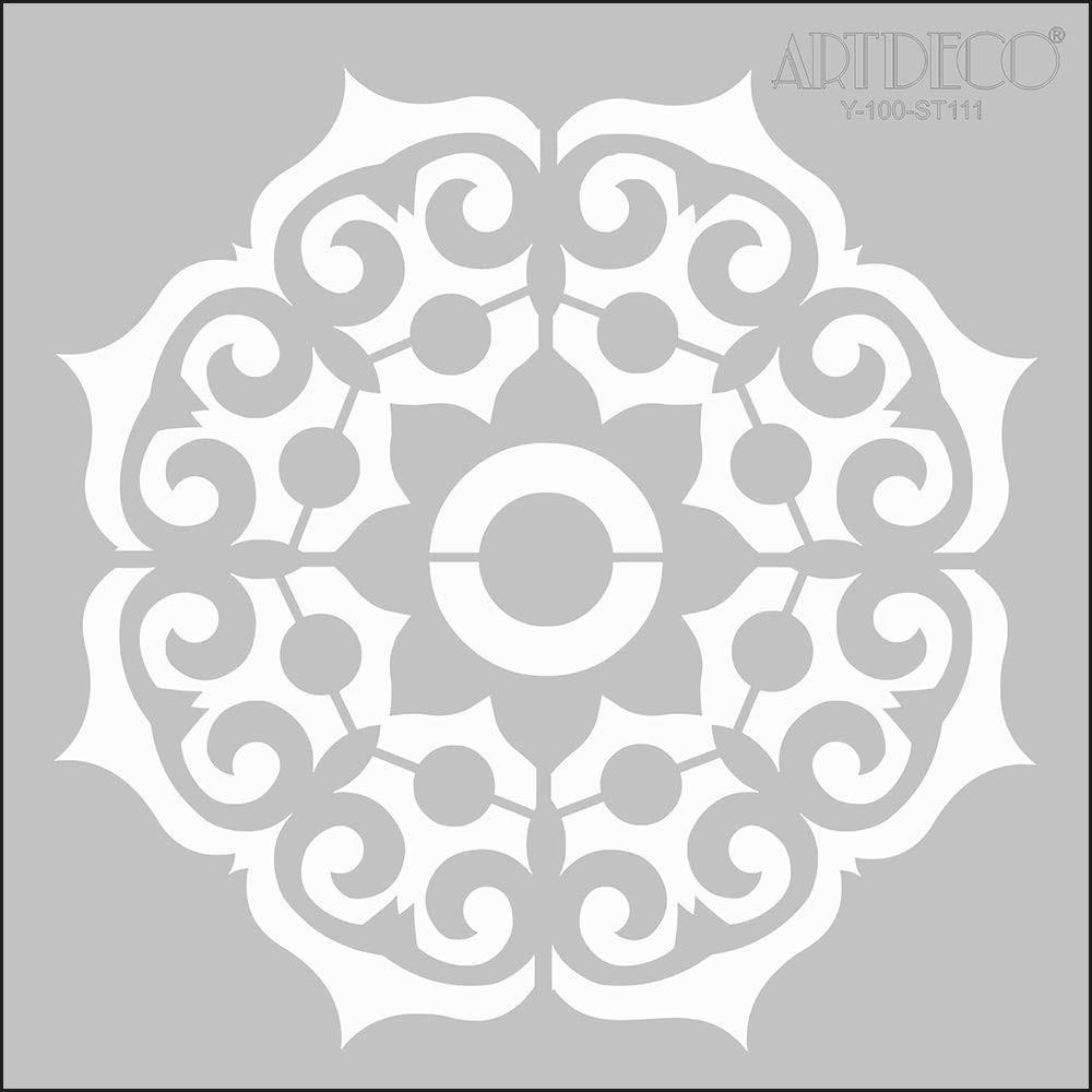 Artdeco Stencil 30X30Cm Geometrik G.Deseni 111Artdeco Stencil 30X30Cm Geometrik G.Deseni 111 - Kirtasiyem.netŞablonlar