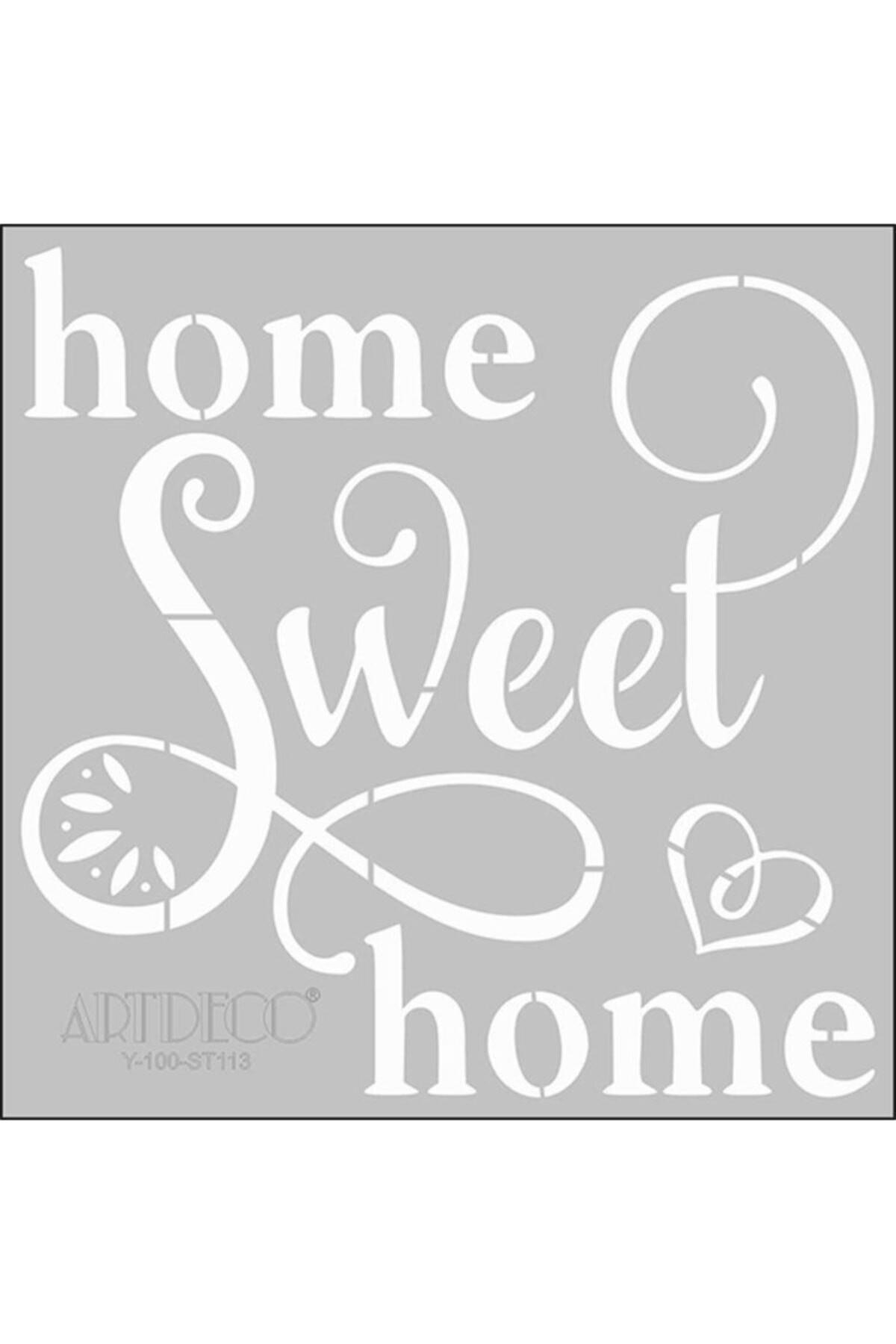 Artdeco Stencil 30X30Cm Home Sweet Home 113Artdeco Stencil 30X30Cm Home Sweet Home 113 - Kirtasiyem.netŞablonlar