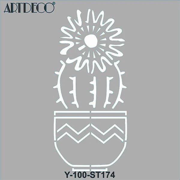 Artdeco Stencil 30x30cm Kaktüs 174Artdeco Stencil 30x30cm Kaktüs 174 - Kirtasiyem.netTransfer Kağıtları