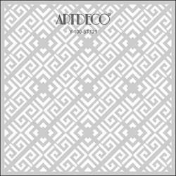 Artdeco Stencil 30X30Cm Kilimli Desen 121Artdeco Stencil 30X30Cm Kilimli Desen 121 - Kirtasiyem.netŞablonlar